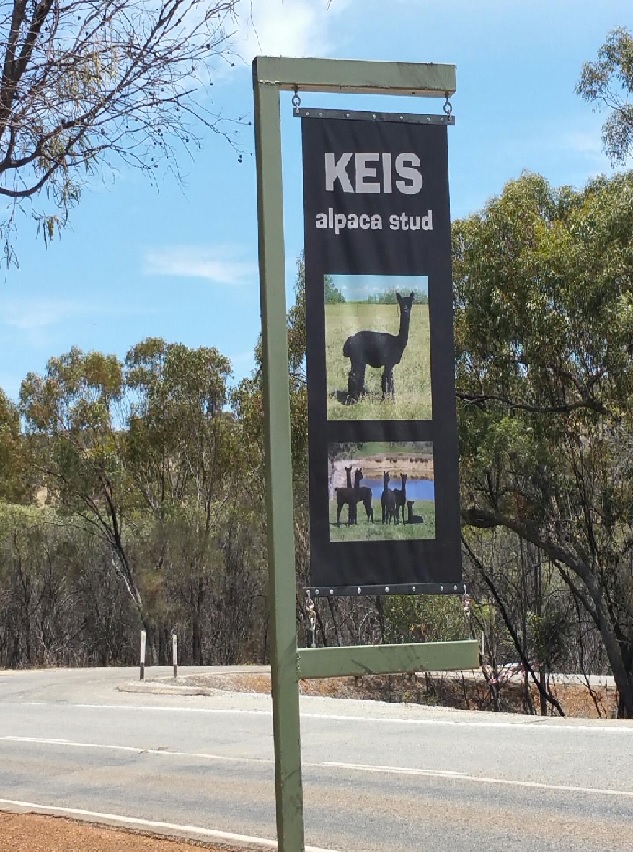entrance to Keis Alpaca Stud
