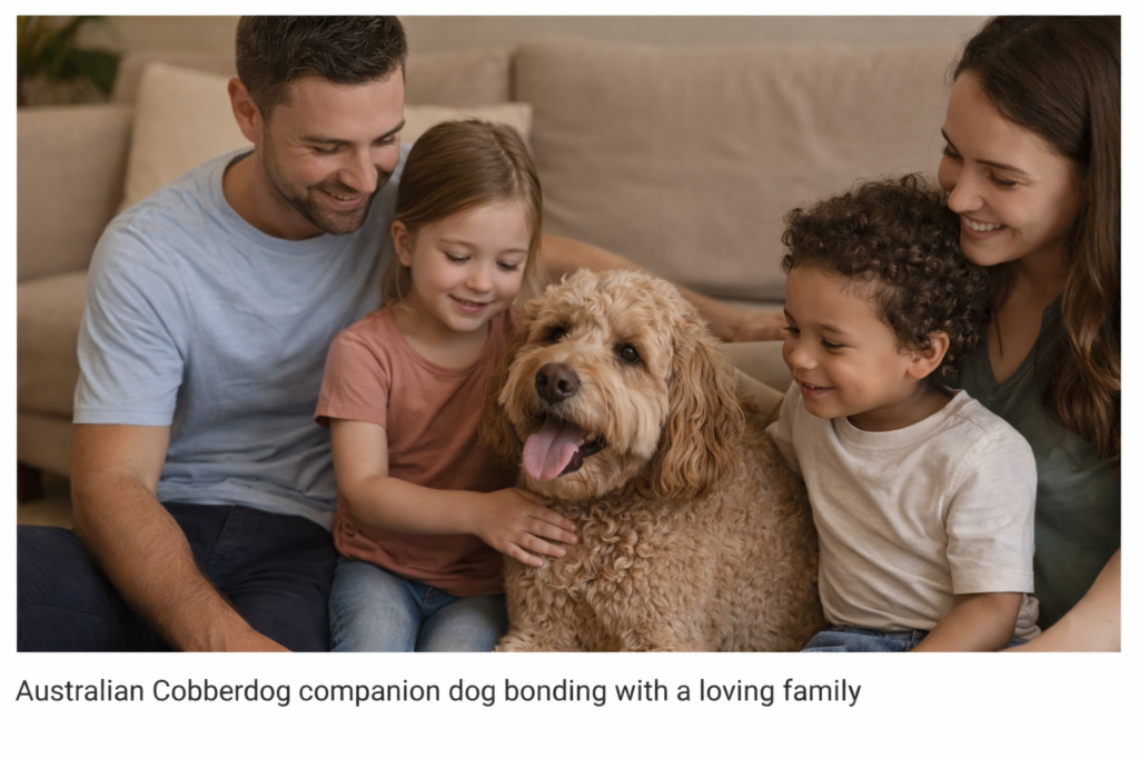 Australian Cobberdog as a companion dog